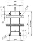Code 252216 - Système de levage électrique TS700C pour écran plat