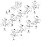 Code 252363 - Garniture 1 porte bois Hawa Junior 120 B