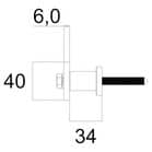 Code 253504 - Kit rail et supports muraux Bario 1 et 2 et Quadrat 1 et 2