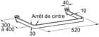 Code 254033 - Cadre d'accrochage acier