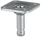 Code 254096 - Platine pour roulette d'ameublement