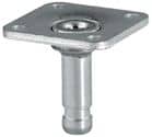Code 254124 - Platine pour roulette d'ameublement
