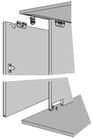 Code 254320 - Hawa Clipo 16 garniture 2 portes bois