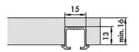 Code 254327 - Hawa Clipo 16 rail de roulement haut