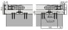 Code 254670 - Garniture 1 porte bois Hawa Porta 60/100 H/HC