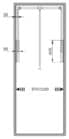 Code 254891 - Largeur réglable de 870 à 1 190 mm