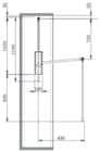 Code 254891 - Largeur réglable de 870 à 1 190 mm
