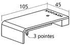 Code 255654 - Gabarit de pose pour fixateur