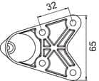 Code 255933 - Pied de meuble 220