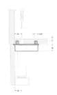Code 256451 - Embase triangulaire ABS pour pied seul