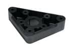 Code 256465 - Embase triangulaire ABS pour pied seul