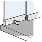 Code 256847 - Hawa Clipo 16 profil de fixation du verre