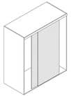 Code 257271 - Garniture pour une porte - 1050 / 2
