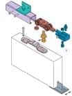 Code 257292 - Rail + garniture 40 kg