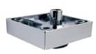 Code 257442 - Pied de meuble carré plat déco