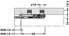 Code 257505 - Suspension anti décrochement pour élément haut 801