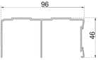 Code 257617 - Rail haut 96