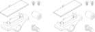 Code 257676 - Support tablette verre