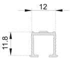 Code 257698 - Hawa Clipo 15 rail de roulement haut