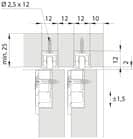 Code 257698 - Hawa Clipo 15 rail de roulement haut