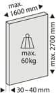 Code 257806 - Garniture 1 porte bois Hawa Porta 60/100 HMT - Pocket