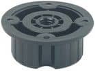 Code 257915 - Embase ronde ABS pour pied seul