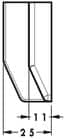 Code 258877 - Cache pour suspension anti décrochement pour élément haut 801/704