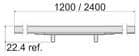 Code 258891 - Rail pour guidage linéaire DA0115RC