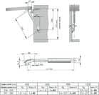 Code 258933 - Compas à gaz pour porte relevable