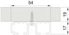 Code 259108 - Hawa Clipo 26/36 rail de roulement haut double