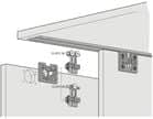 Code 259122 - Hawa Clipo 26/36 H IS garniture 2 portes bois Inslide
