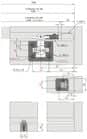 Code 259122 - Hawa Clipo 26/36 H IS garniture 2 portes bois Inslide