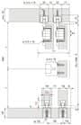 Code 259122 - Hawa Clipo 26/36 H IS garniture 2 portes bois Inslide