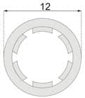 Code 259280 - Cache pour suspension invisible 818