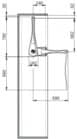 Code 259539 - Largeur réglable de 730 à 1 190 mm