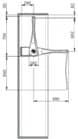 Code 259539 - Largeur réglable de 730 à 1 190 mm