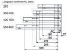 Code 280375 - Hauteur C (177 mm)