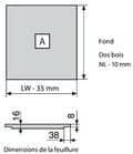 Code 281701 - Hauteur C (177 mm)