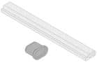 Code 296639 - Câble électrique à recouper + protection fin câble