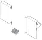 Code 298242 - Set attache-façade pour tiroir simple à l'anglaise Intivo - M