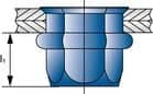 Code 303992 - Écrou acier hexagonal tête réduite