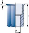 Code 303992 - Écrou acier hexagonal tête réduite