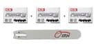 Code 353807 - Lot 3 chaines pour tronçonneuse + 1 guide 30 cm
