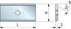 Code 354313 - Plaquette 35°