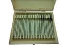 Code 360466 - Coffret de 16 mèches plates queue 6 pans