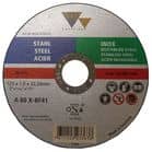 Code 377125 - Disque à tronçonner plat acier / inox
