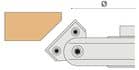 Code 378364 - Porte-outils à inclinaison variable