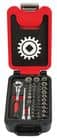 Code 397841 - Coffret fusion box 1/4" cliquet manche rotatif