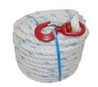 Code 400025 - Corde à poulie polypropylène avec crochet