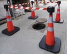Code 401736 - Cône lesté 90 cm avec base à lester et boitier étanche